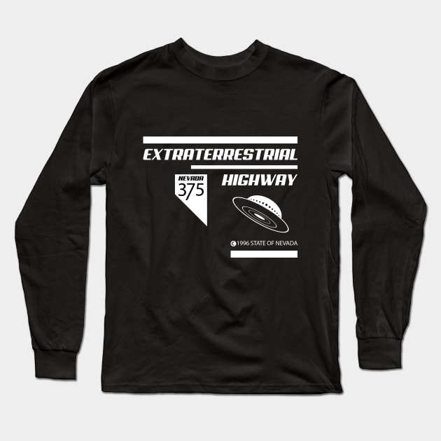 ET Highway Blk Long Sleeve T-Shirt by SiSuSiSu